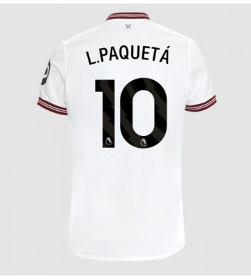 West Ham United Lucas Paqueta #10 Segunda Equipación 2023-24 Manga Corta